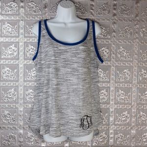 NWT Pennant Sportswear Gray &  Royal Blue Tank Top